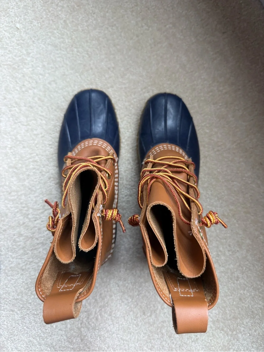 LL Bean Duck Boots - Lace Up Waterproof Style